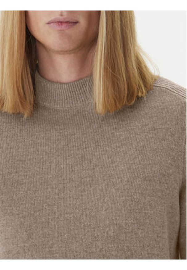 JOOP! Sweter 17 JK-16Luanor 30047357 Beżowy Modern Fit. Kolor: beżowy. Materiał: syntetyk