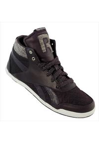 Buty do chodzenia damskie Reebok Roxity Mid. Wysokość cholewki: za kostkę. Kolor: fioletowy, wielokolorowy. Materiał: materiał, skóra, syntetyk. Szerokość cholewki: normalna. Sport: turystyka piesza