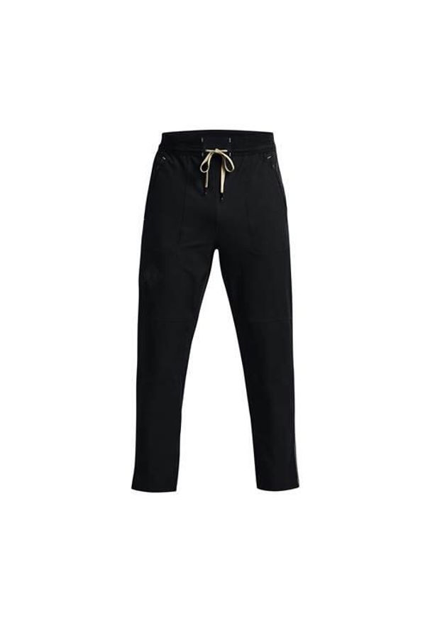 Spodnie sportowe męskie Under Armour Terrain Woven. Kolor: czarny. Materiał: dresówka. Długość: długie. Sport: turystyka piesza