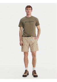 columbia - Columbia T-Shirt Basic Logo™ 2155001 Zielony Regular Fit. Kolor: zielony. Materiał: bawełna #4