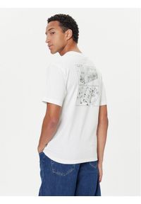 New Balance T-Shirt MT53921 Biały Regular Fit. Kolor: biały. Materiał: bawełna