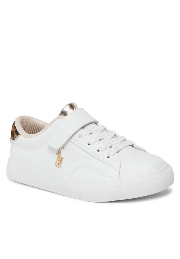 Sneakersy Polo Ralph Lauren. Kolor: biały. Materiał: skóra