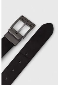 Armani Exchange pasek dwustronny męski kolor czarny. Kolor: czarny #2