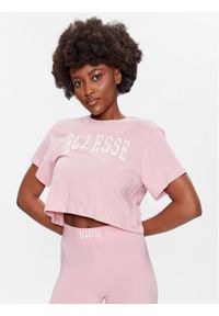 Ellesse T-Shirt Lanetto SGR17855 Różowy Regular Fit. Kolor: różowy. Materiał: bawełna #1