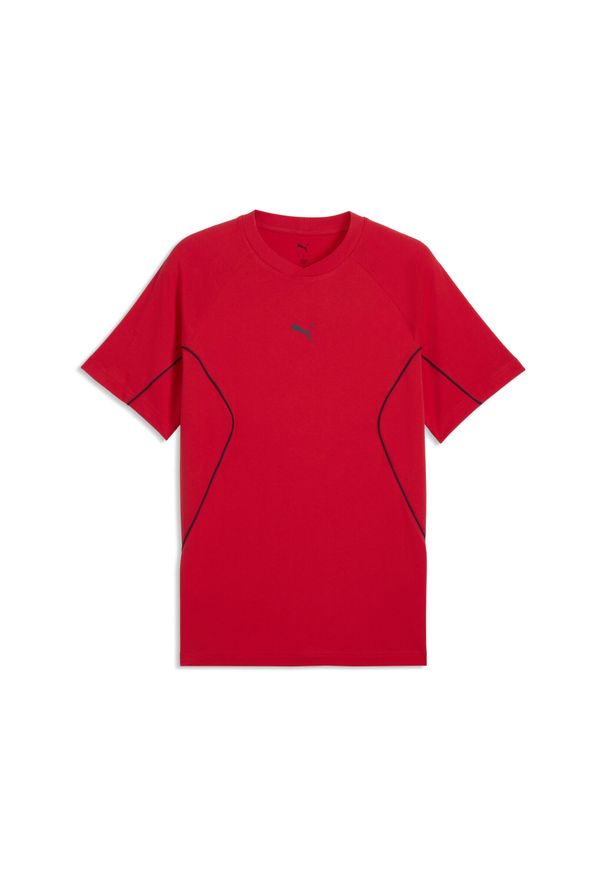 Puma - Męska koszulka PUMA Sport PUMA. Kolor: czerwony. Sport: fitness