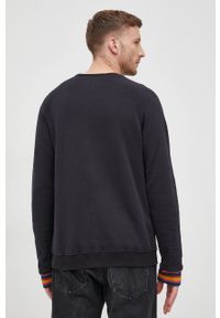 Paul Smith bluza bawełniana męska kolor czarny gładka. Kolor: czarny. Materiał: bawełna. Wzór: gładki #3