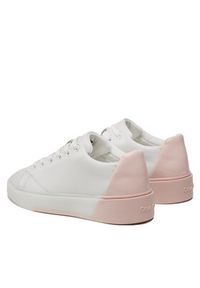 Calvin Klein Sneakersy Heel Counter Cupsole Lace Up HW0HW01378 Biały. Kolor: biały. Materiał: skóra