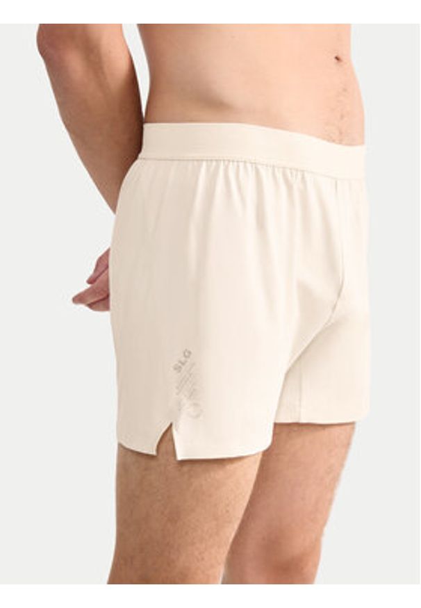 Sloggi Bokserki 10215473 Beżowy. Kolor: beżowy. Materiał: bawełna