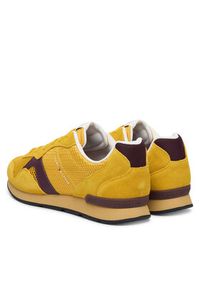TOMMY HILFIGER - Tommy Hilfiger Sneakersy FM0FM05831 Żółty. Kolor: żółty. Materiał: materiał #3
