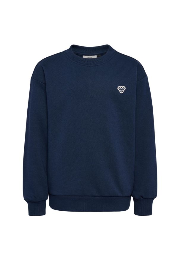 Bluza dziecięca Hummel Bee. Kolor: niebieski. Materiał: bawełna, materiał