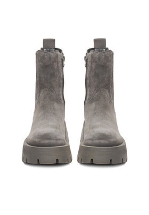 G-Star RAW - G-Star Raw Botki CEO-WI16-525-01 Szary. Kolor: szary. Materiał: skóra, zamsz