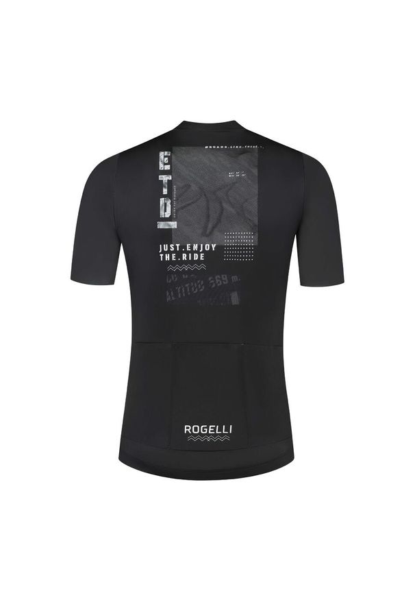 ROGELLI - Koszulka rowerowa męska Rogelli Sol. Kolor: czarny. Sport: kolarstwo