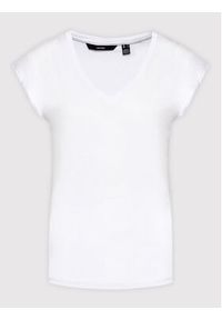 Vero Moda T-Shirt Filli 10247666 Biały Regular Fit. Kolor: biały. Materiał: syntetyk #5