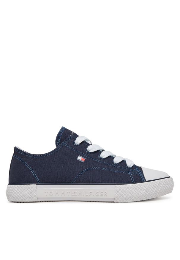 TOMMY HILFIGER - Trampki Tommy Hilfiger. Kolor: niebieski