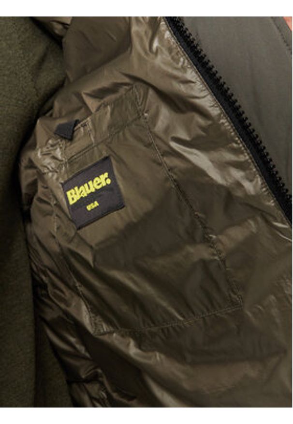 Blauer Kurtka puchowa 24WBLUC03096 Zielony Regular Fit. Kolor: zielony. Materiał: syntetyk