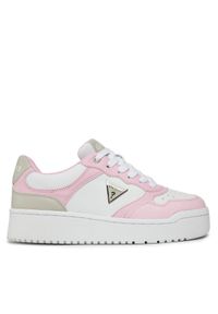 Guess Sneakersy Miram 4 FLJMR4 ELE12 Różowy. Kolor: różowy. Materiał: skóra
