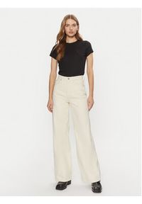 Calvin Klein Jeansy K20K208018 Écru Wide Leg. Kolor: kremowy #2
