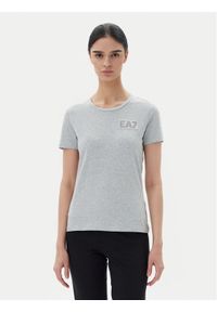EA7 Emporio Armani T-Shirt 7W000492 AF10373 O8002 Szary Regular Fit. Kolor: szary. Materiał: bawełna