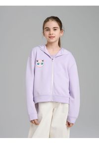 Sinsay - Bluza z kapturem na zamek Pokémon - fioletowy. Typ kołnierza: kaptur. Kolor: fioletowy. Długość rękawa: długi rękaw. Długość: długie. Wzór: nadruk #1