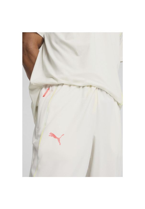 Puma - Męskie spodnie koszykarskie All Pro PUMA Vapor Gray. Kolor: szary