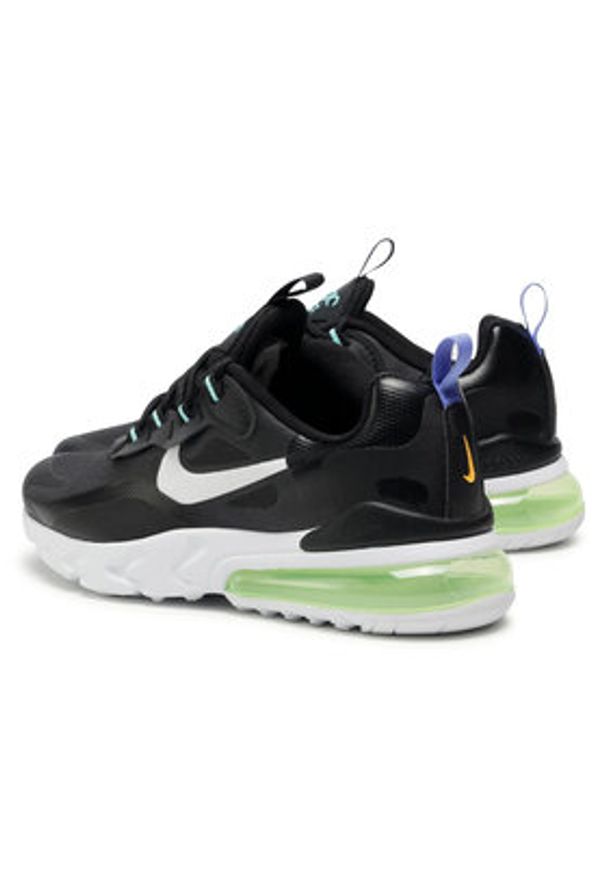 Nike Sneakersy Air Max 270 React (GS) CZ4212 001 Czarny. Kolor: czarny. Materiał: materiał. Model: Nike Air Max