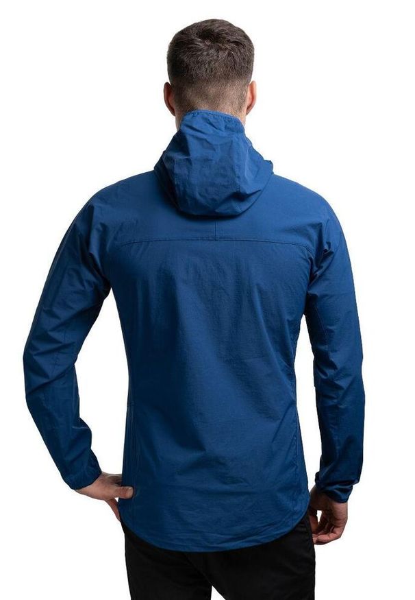 MOUNTAIN EQUIPMENT - Kurtka softshell męska Echo Hooded. Kolor: niebieski. Materiał: softshell