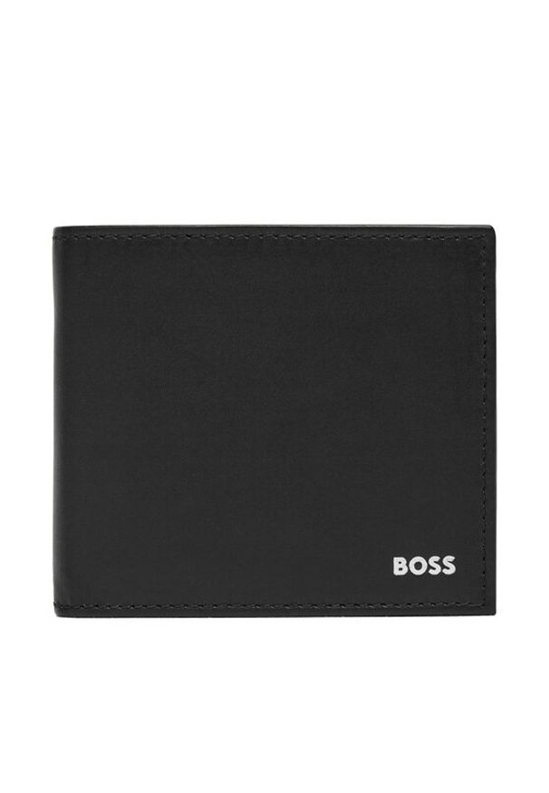BOSS Duży Portfel Męski 50546152 Czarny. Kolor: czarny. Materiał: skóra