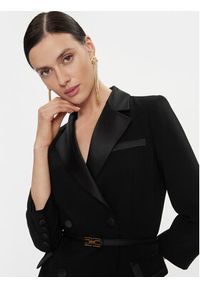 Elisabetta Franchi Sukienka koktajlowa AB-525-37E2-V590 Czarny Regular Fit. Kolor: czarny. Materiał: syntetyk. Styl: wizytowy #5