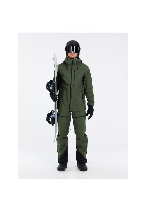 Kurtka narciarska Protest Abalone. Kolor: zielony. Materiał: materiał. Sezon: zima. Sport: narciarstwo