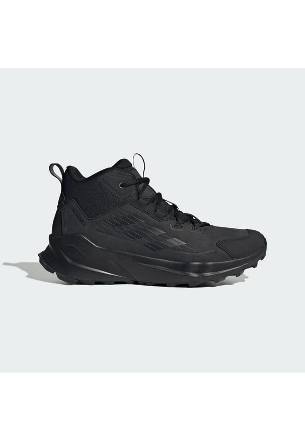 Adidas - Buty Terrex Trailmaker 2.0 Leather Hiking. Kolor: szary, wielokolorowy, czarny. Materiał: skóra, materiał. Model: Adidas Terrex
