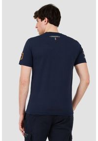 Aeronautica Militare - AERONAUTICA MILITARE Granatowy t-shirt Short Sleeve. Kolor: niebieski #7