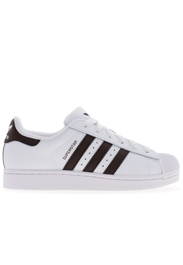 Adidas - Buty młodzieżowe adidas Originals Superstar II KI4163 - białe. Zapięcie: pasek. Kolor: biały. Materiał: skóra, guma. Szerokość cholewki: normalna. Wzór: aplikacja. Sezon: lato. Model: Adidas Superstar