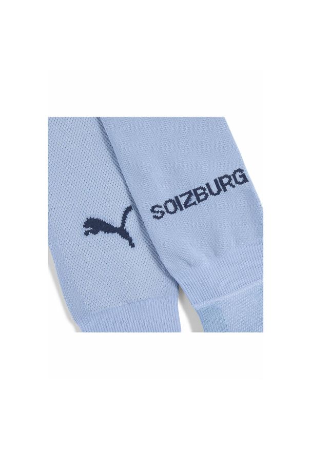 Puma - Męskie gładkie skarpety FC Red Bull Salzburg 24/25 PUMA Zen Blue Club Navy. Kolor: niebieski. Wzór: gładki. Sport: piłka nożna
