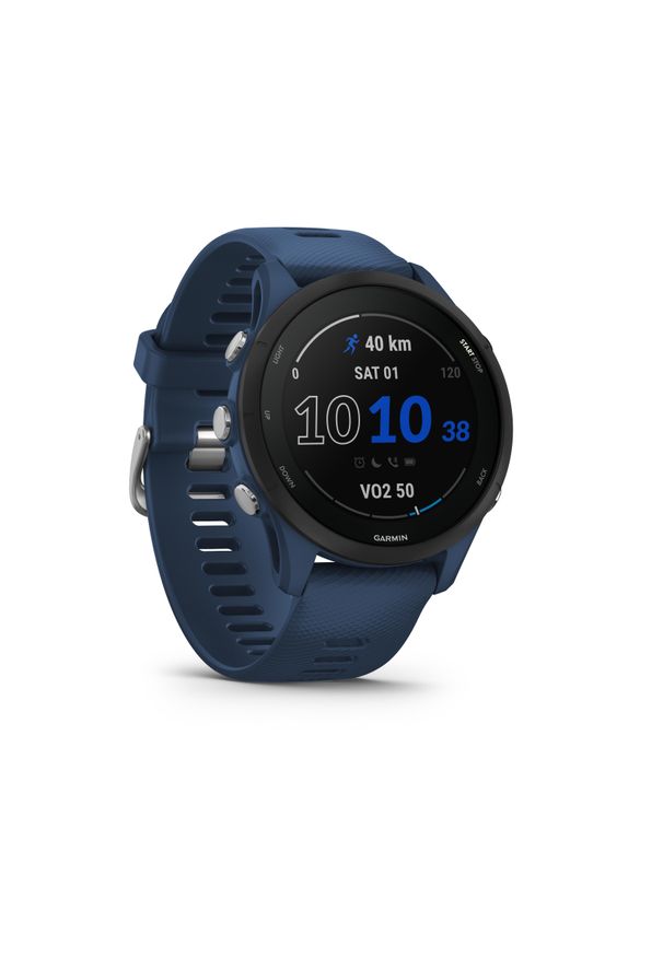 GARMIN - Second Life - Zegarek z GPS Garmin Forerunner 255 Blue - Stan Bardzo Dobry