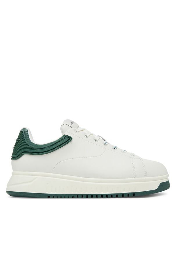 Sneakersy Emporio Armani. Kolor: biały