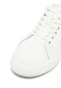 Calvin Klein Sneakersy Cupsole Lace Up - Suede Bt HW0HW02404 Biały. Kolor: biały. Materiał: skóra #5