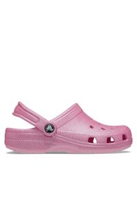 Crocs Klapki Classic Glitter Clog K 206993 Różowy. Kolor: różowy