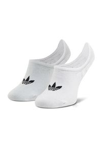 Adidas - adidas Stopki No-Show Socks 3P FM0676 Biały. Kolor: biały. Materiał: materiał #2