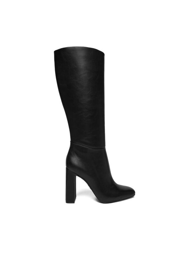 Steve Madden Kozaki Ally SM11002627 Czarny. Kolor: czarny. Materiał: skóra