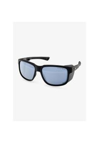 Okulary lodowcowe GOG Makalu - black/silver mirror. Kolor: czarny