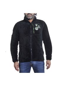 PEAK MOUNTAIN - Kurtka polarowa Peak Mountain coral sherpaCavian. Kolor: czarny. Materiał: polar. Sezon: zima. Sport: narciarstwo #1