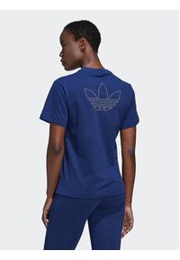 Adidas - adidas T-Shirt HK5176 Granatowy Regular Fit. Kolor: niebieski. Materiał: bawełna #6
