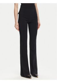 Elisabetta Franchi Spodnie materiałowe PA-084-51E2 Czarny Regular Fit. Kolor: czarny. Materiał: syntetyk