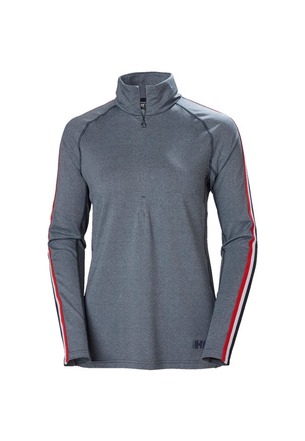 Bluza damska z zamkiem 1/2 Helly Hansen edge. Kolor: niebieski
