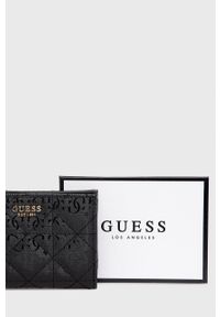 Guess portfel damski kolor czarny. Kolor: czarny. Materiał: materiał #5