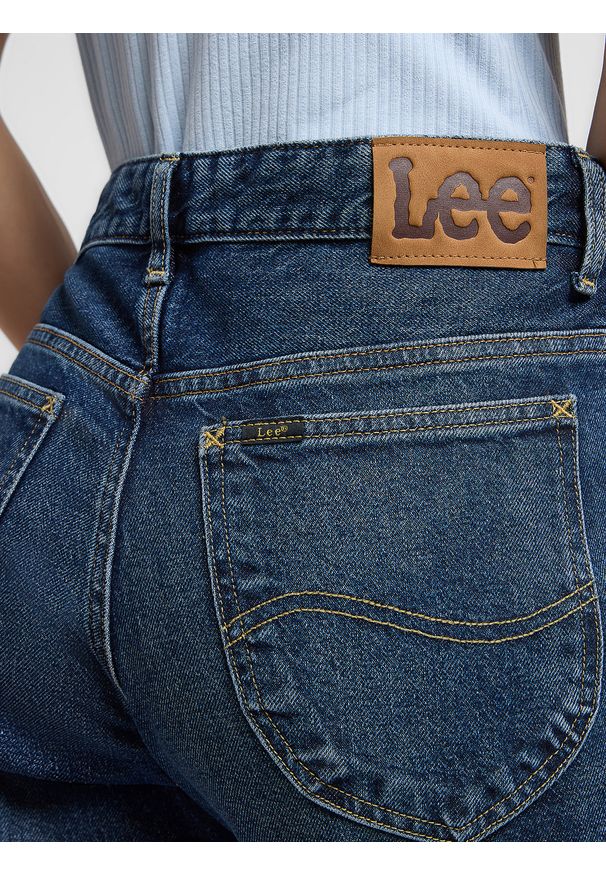 Lee - DAMSKIE SPODNIE LEE RIDER CLASSIC HYPER DARK 112354414
