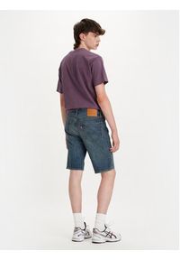 Levi's® Szorty jeansowe 398640100 Granatowy Straight Fit. Kolor: niebieski. Materiał: bawełna, jeans