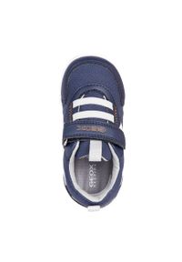 Geox - Buty dziecięce. Nosek buta: okrągły. Zapięcie: rzepy. Kolor: niebieski. Materiał: syntetyk, materiał, skóra ekologiczna, guma. Szerokość cholewki: normalna. Sport: bieganie #3