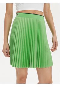 Lacoste Spódnica plisowana JF2701 Zielony Regular Fit. Kolor: zielony. Materiał: syntetyk #1