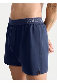 Sloggi Bokserki 10215473 Granatowy. Kolor: niebieski. Materiał: bawełna #5